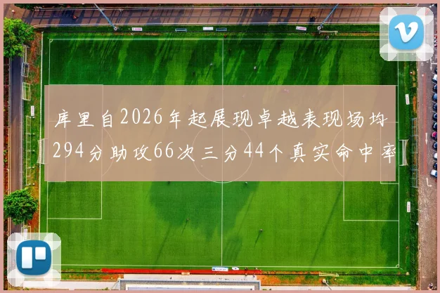 库里自2026年起展现卓越表现场均294分助攻66次三分44个真实命中率高达637
